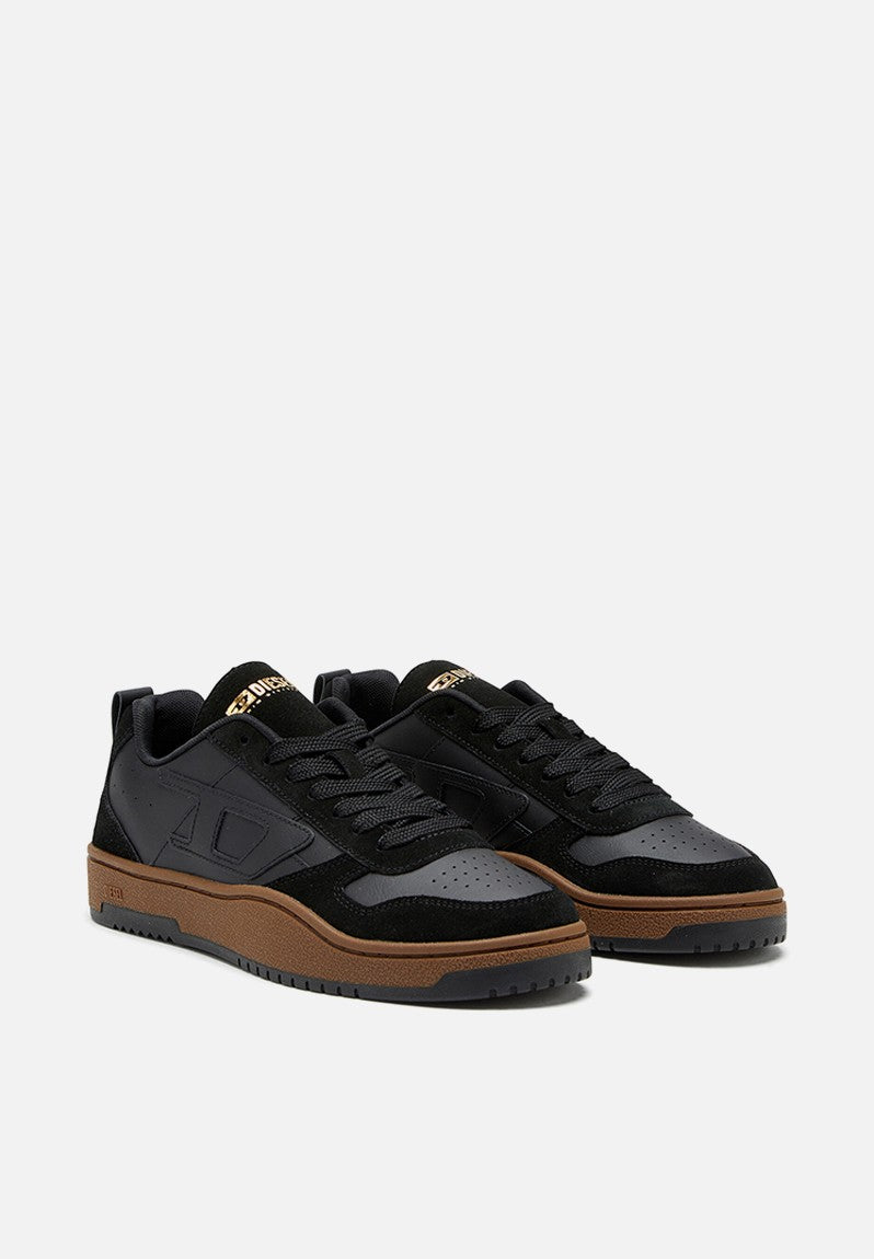 Diesel Mens S-Ukiyo V2 Low Black Gum Sneaker – Limited Supply ZA