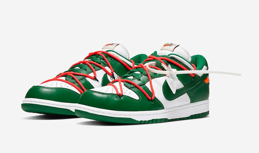 【27.0.cm】OFF-WHITE × DUNK LOW PINE GREEN