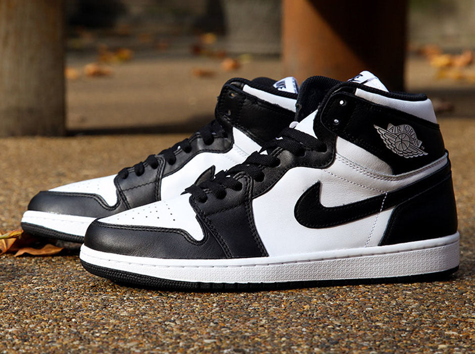Nike air jordan 1 white and black Clearance