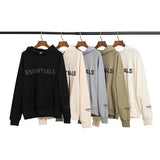 FEAR OF GOD Essentials 3D Silicon Applique Hoodies