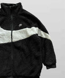 Nike Big Swoosh Reversible Boa Jacket Black