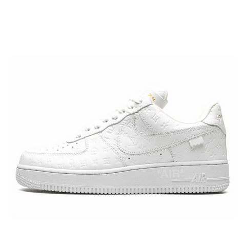 LOUIS VUITTON AIR FORCE 1 LOW Virgil Abloh White White Sneaker Limited Supply ZA