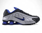 Nike Shox R4 "Black/Metallic Silver/Blue" sneakers