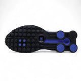 Nike Shox R4 "Black/Metallic Silver/Blue" sneakers