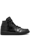 Nike Air Jordan 1 Mid Patent SE "Triple Black"