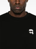 Karl Lagerfeld Men’s Core Iconic Sweat Crewneck Black