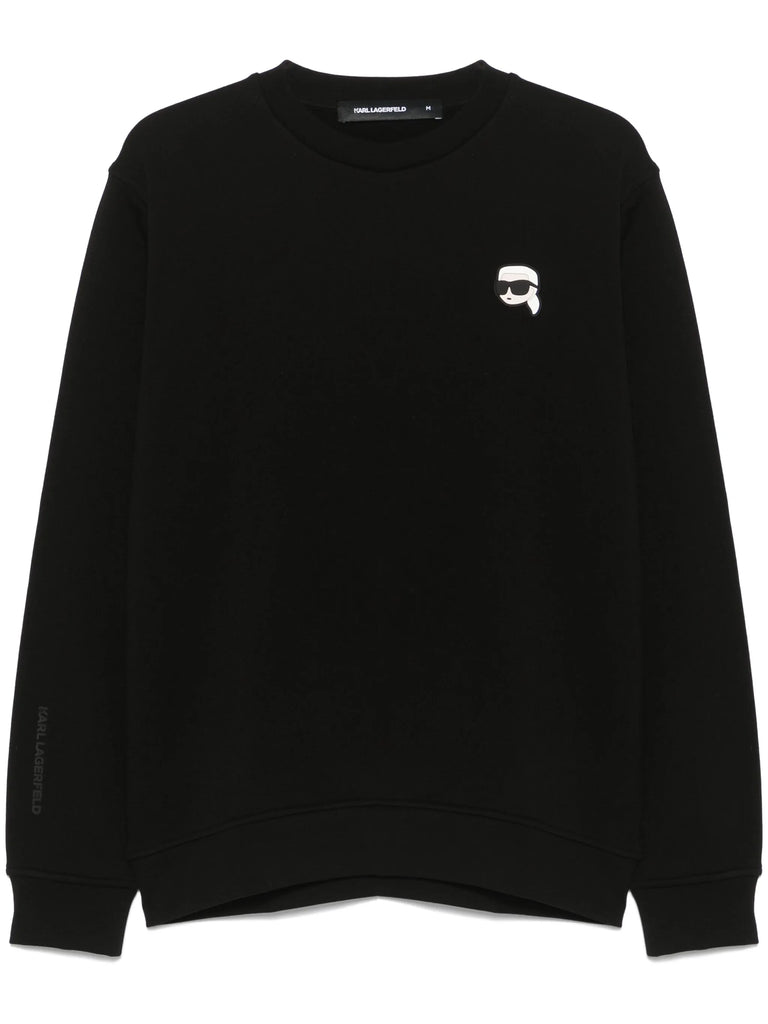 Karl Lagerfeld Men's Core Iconic Sweat Crewneck Black – Limited