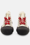 Lacoste Gripshot Lace Boot Sneaker Creme Top Black Sole