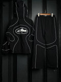 Nike x Corteiz NRG Onyx "Black" Tracksuit Set (Top and Bottom)