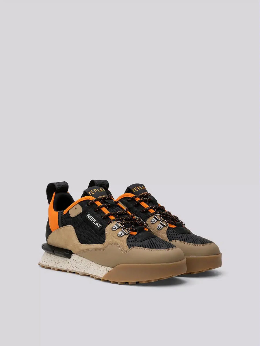Replay R Field Replay Field Total Mens Sneakers – Brown/Orange – Limited Supply ZA