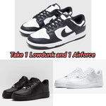 1x Nike Dunk Low and 1x Nike Airforce 1 Sneaker - Combo Deal