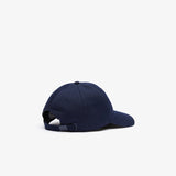 Lacoste Big Crocodile Adjustable Navy Cotton Cap