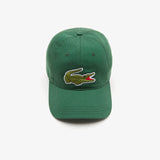 Lacoste Big Crocodile Adjustable Green Cotton Cap