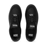 Diesel Black Oval Skate S-Oval Skate Low Sneakers
