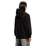 Diesel mens S-ginn-hood-k45 Black Sweatshirt