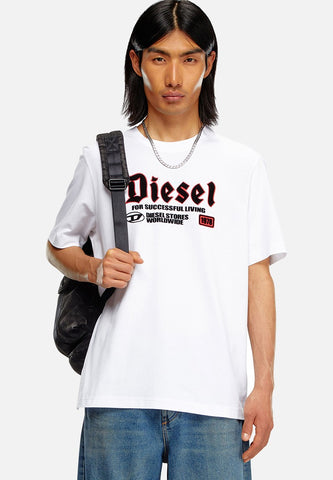 Diesel T-Adjust K1 Short Sleeve T-shirt (White)