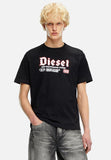 Diesel T-Adjust K1 Short Sleeve T-shirt (Black)