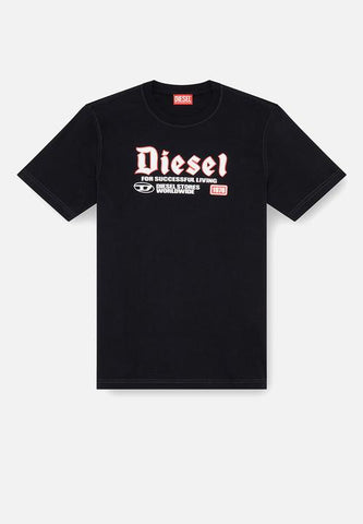 Diesel T-Adjust K1 Short Sleeve T-shirt (Black)