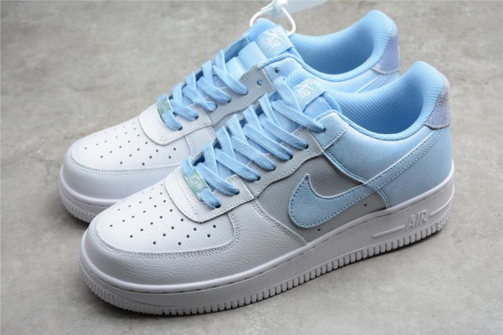 air force 1 blue and grey