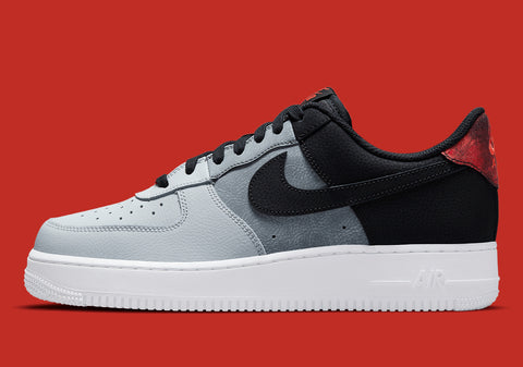 Air force 1 low black and grey on sale