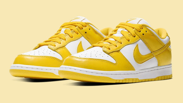 yellow and white nike