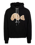 Palm Angels Bear-motif hoodie Black