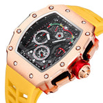 PINTIME Quartz Luxury Chronograph Watch - Yellow