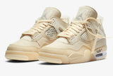 Nike Air Jordan 4 Retro x Off-White "Sail" Sneaker